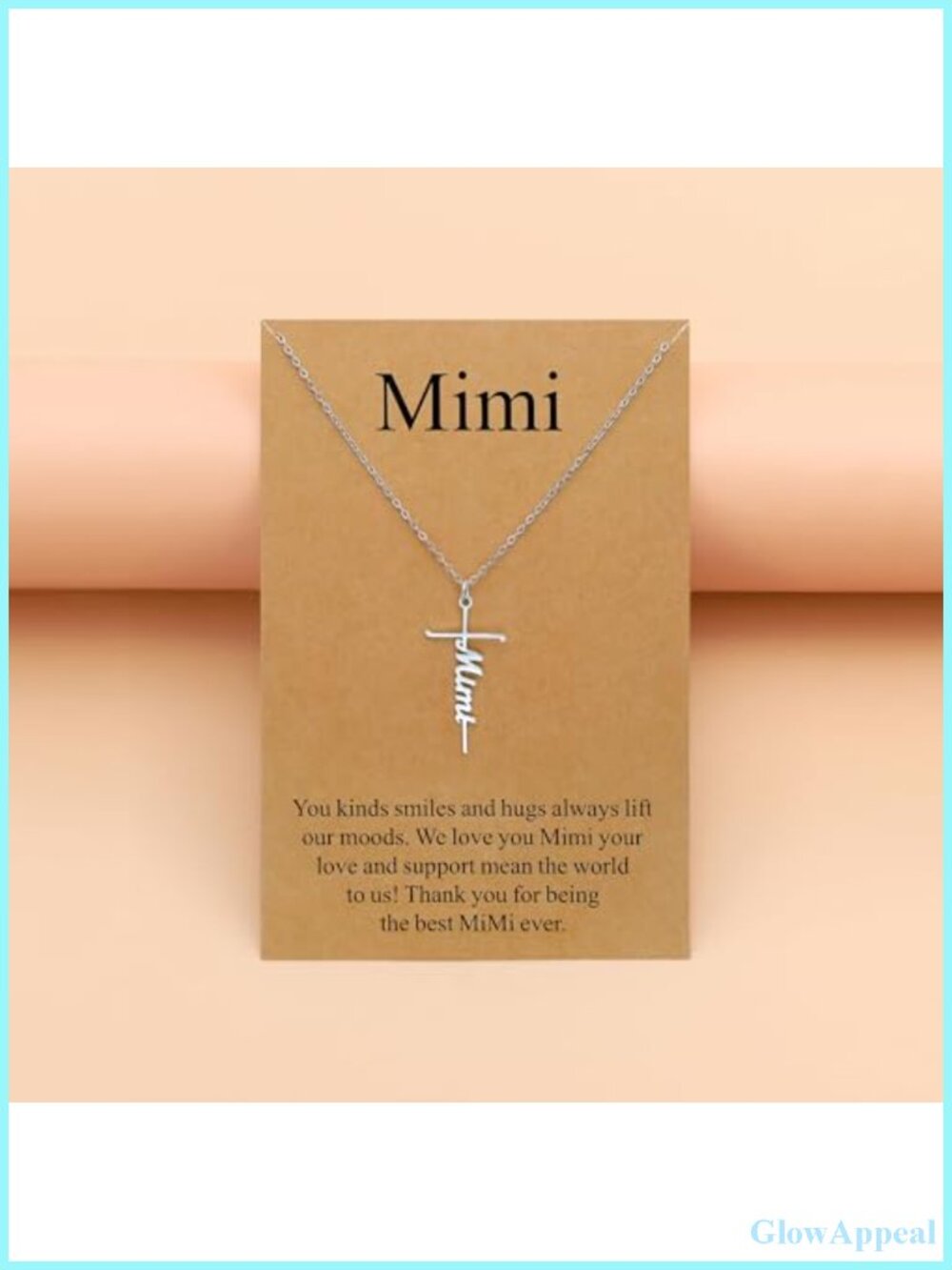 Mimi Cross Necklace Stainless Steel Christian Religious Gift - Picture 4 of 5
